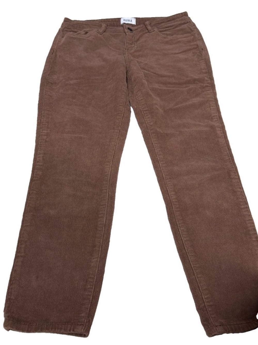 Pistola Brown Corduroy Pants. 100% Cotton size 27